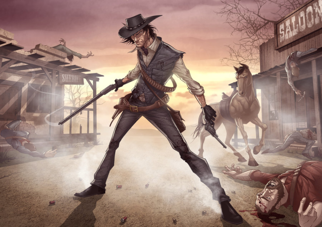 Red Dead Redemption artwork by Patrick Brown