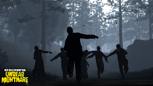 A mob of undead in Tall Trees
