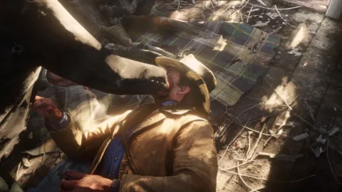 Arthur takes a punch