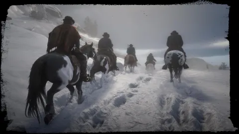 Mount Hagen Riding in the Snow