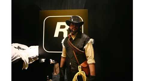 RDR fan dressed as John Marston at NY Comic Con