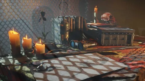 Red Dead Online Map Candles Binoculars