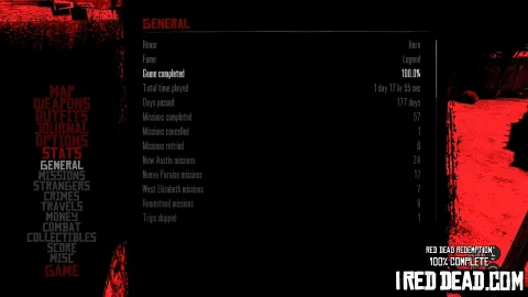 Red Dead Redemption 100% Complete
