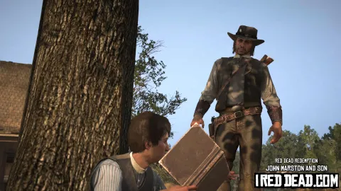 Red Dead Redemption John Marston And Son 3