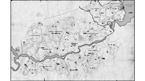 Red Dead Redemption Map