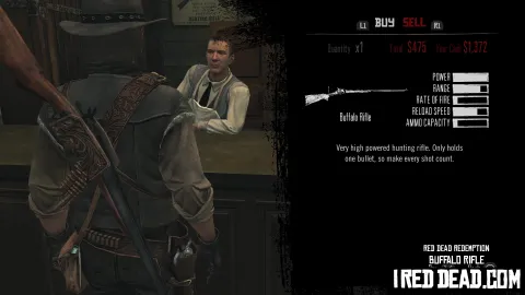 Red Dead Redemption Shop Item Buffalo Rifle