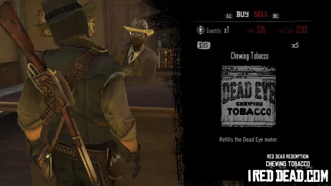 Red Dead Redemption Shop Item Chewing Tobacco