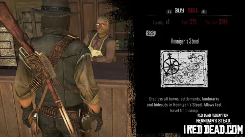 Red Dead Redemption Shop Item Hennigans Stead
