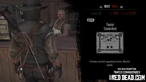 Red Dead Redemption Shop Item Painted Standardbred