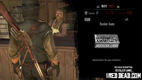 Red Dead Redemption Shop Item Revolver Ammo