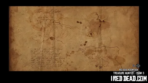 Red Dead Redemption Treasure Hunter Rank 3 Map