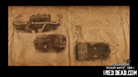 Red Dead Redemption Treasure Hunter Rank 4 Map