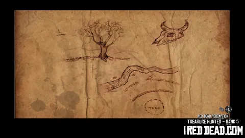 Red Dead Redemption Treasure Hunter Rank 5 Map
