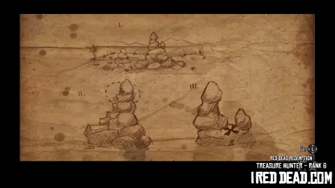 Red Dead Redemption Treasure Hunter Rank 6 Map