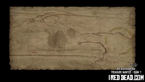 Red Dead Redemption Treasure Hunter Rank 7 Map