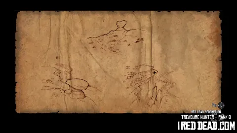 Red Dead Redemption Treasure Hunter Rank 8 Map