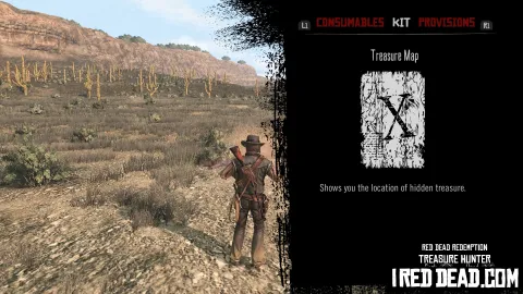 Red Dead Redemption Treasure Map