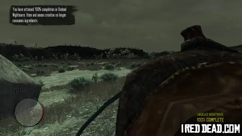 Red Dead Redemption Undead Nightmare 100 Percent Complete Message