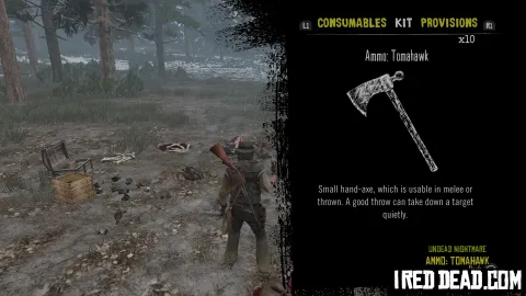 Red Dead Redemption Undead Nightmare Kit Item Ammo Tomahawk