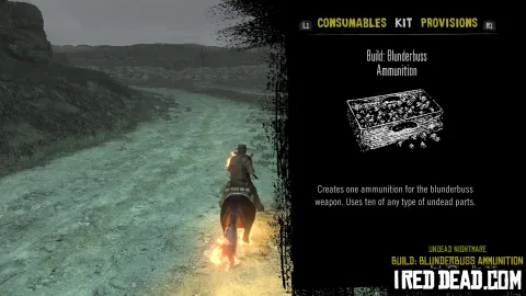 Red Dead Redemption Undead Nightmare Kit Item Build Blunderbuss Ammunition