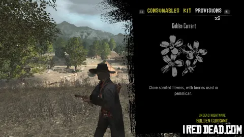 Red Dead Redemption Undead Nightmare Provisions Golden Currant