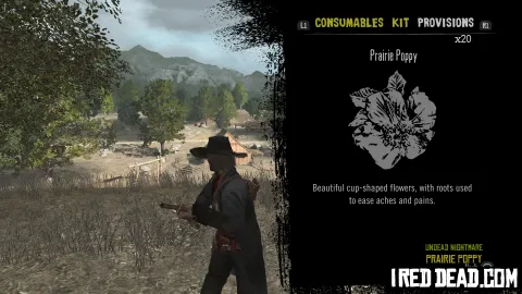 Red Dead Redemption Undead Nightmare Provisions Prairie Poppy