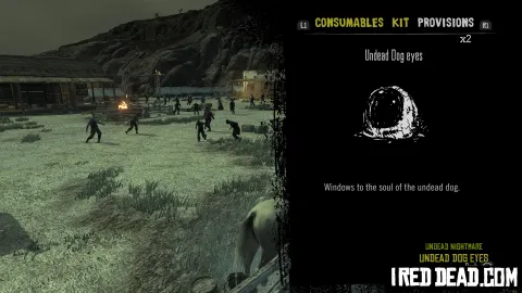 Red Dead Redemption Undead Nightmare Provisions Undead Dog Eyes