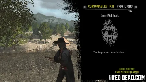 Red Dead Redemption Undead Nightmare Provisions Undead Wolf Hearts