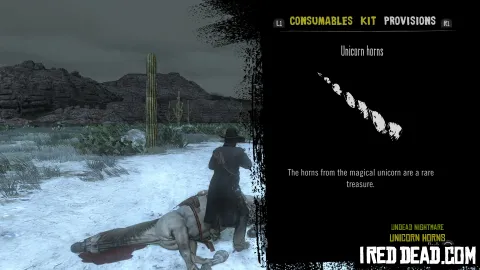 Red Dead Redemption Undead Nightmare Provisions Unicorn Horns