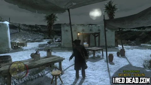 Red Dead Redemption Undead Nightmare Safehouse Escalera 1
