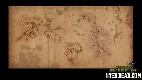 Red Dead Redemption Undead Nightmare Undead Treasure Hunter Rank 1 Map