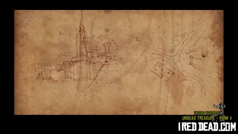 Red Dead Redemption Undead Nightmare Undead Treasure Hunter Rank 4 Map