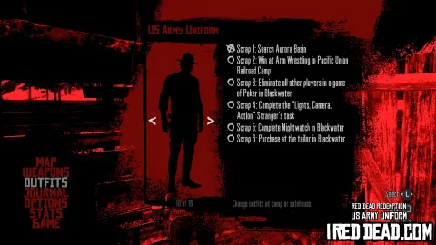 Red Dead Redemption Us Army Uniform Criteria