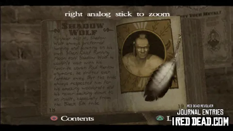 Red Dead Revolver Journal Entry 10 - Shadow Wolf Red Dead Revolver Journal Entry 10 - Shadow Wolf