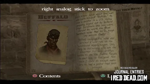 Red Dead Revolver Journal Entry 12 - Buffalo Red Dead Revolver Journal Entry 12 - Buffalo