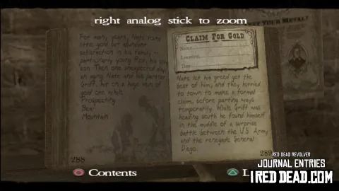 Red Dead Revolver Journal Entry 145 - Broken Creek 2