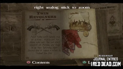 Red Dead Revolver Journal Entry 16 - Twin Revolvers Red Dead Revolver Journal Entry 16 - Twin Revolvers