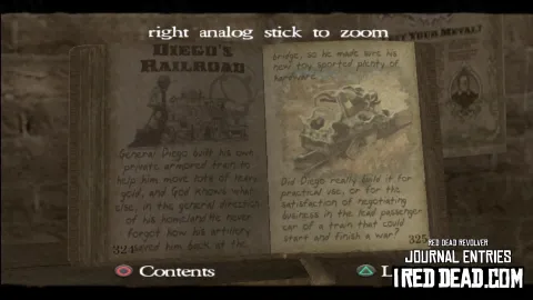 Red Dead Revolver Journal Entry 163 - Diego's Railroad