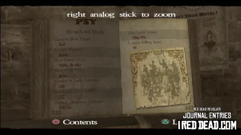 Red Dead Revolver Journal Entry 167 - Profile 1 2