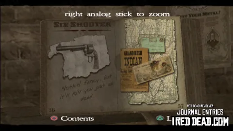 Red Dead Revolver Journal Entry 19 - Six Shooter Red Dead Revolver Journal Entry 19 - Six Shooter