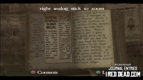 Red Dead Revolver Journal Entry 4 - Red Harlow 2 Red Dead Revolver Journal Entry 4 - Red Harlow 2