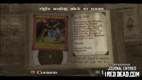 Red Dead Revolver Journal Entry 6 - Jack Swift 2 Red Dead Revolver Journal Entry 6 - Jack Swift 2