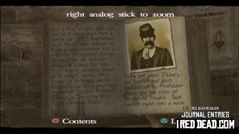 Red Dead Revolver Journal Entry 7 - Jack Swift 3 Red Dead Revolver Journal Entry 7 - Jack Swift 3