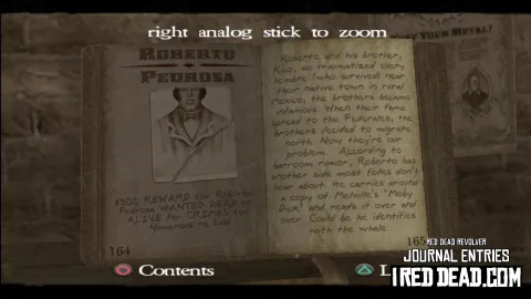 Red Dead Revolver Journal Entry 83 - Roberto Pedrosa Red Dead Revolver Journal Entry 83 - Roberto Pedrosa