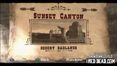 Red Dead Revolver Showdown Level 6 - Sunset Canyon