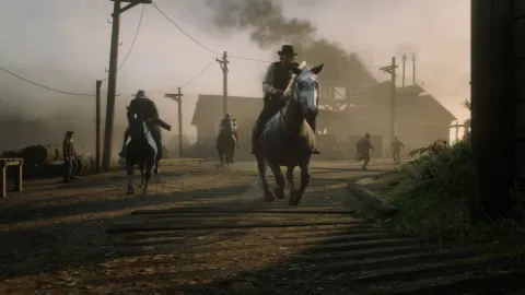 Riding out of Annesburg