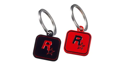 Rockstar Games Logo Keychain