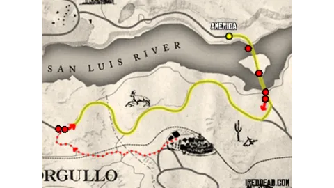 The Mexican Wagon Train Map The Mexican Wagon Train Map
