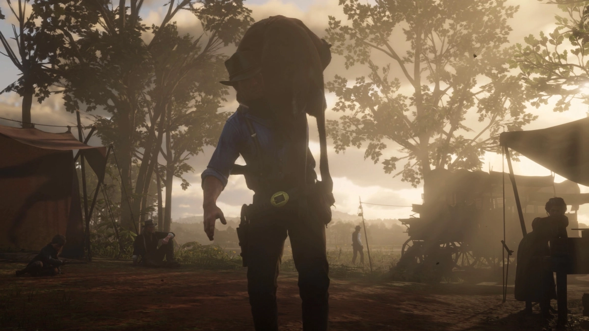 Venison Rdr2 Bringing home the venison