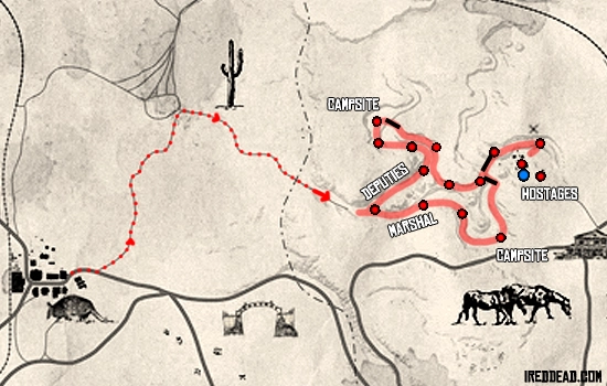 Justice in Pike's Basin Map